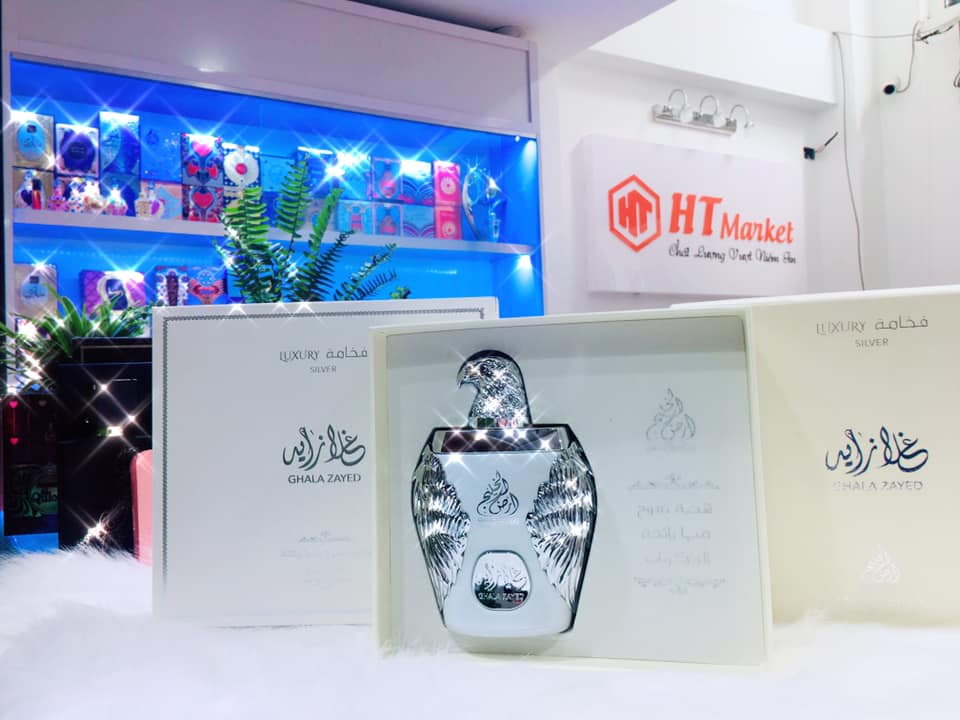 NÆ°á»›c hoa nam cao cáº¥p Ä‘áº¡i bÃ ng tráº¯ng (Ghala Zayed Silver Luxury) 100ml
